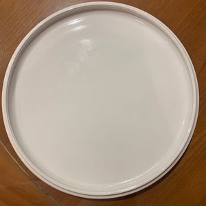 Princess House Nouveau White Pizza Dish Large 10.5